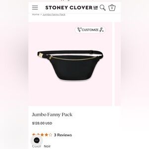 Stoney Clover Lane Black Crossbody Bag